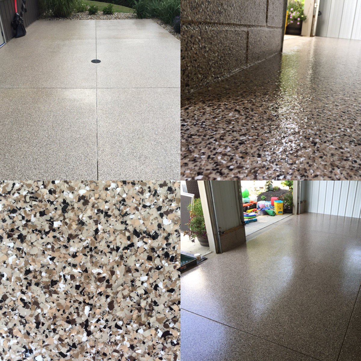 Columbusepoxy's tweet photo. Indoor &amp; outdoor applications. #floorcoatings #polyaspartic #epoxyfloor #deepbrown #garagefloor https://t.co/yTJdGf0ty8