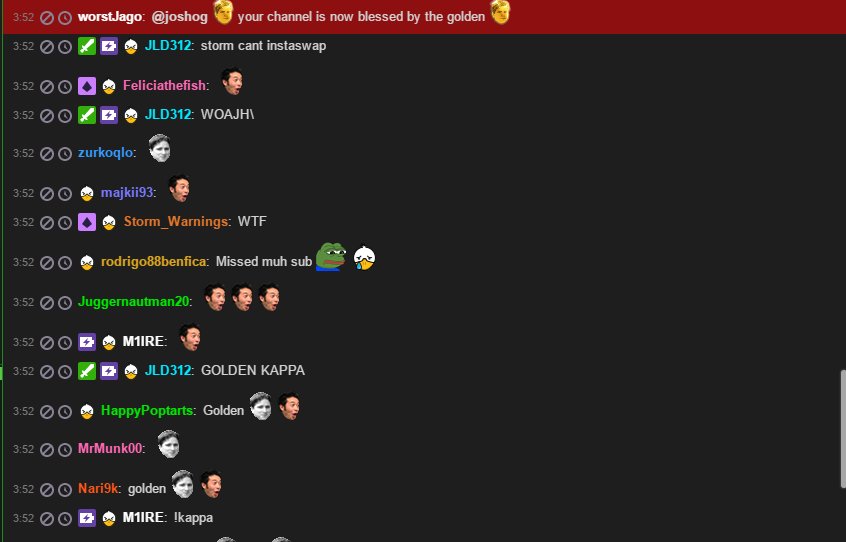 Vermoorden dump Microprocessor JoshOG on Twitter: "Can't believe the Golden Kappa has blessed my chat so  early into the stream https://t.co/NRt5DDgKtK https://t.co/RVBysuLRSU" /  Twitter