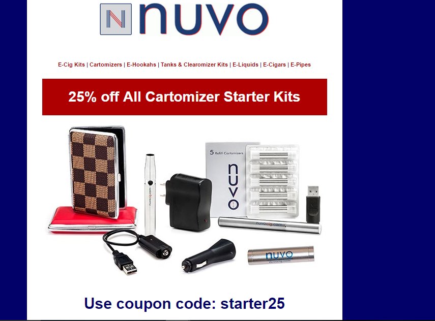 NuvoCig tweet media
