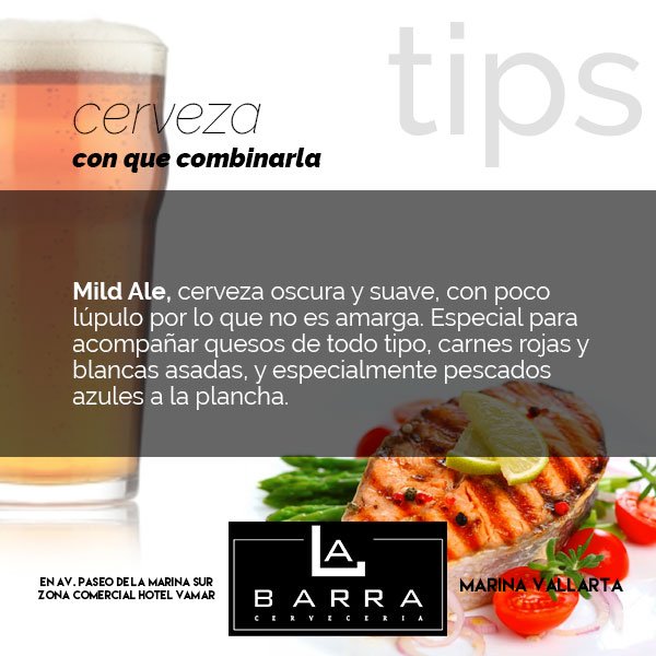 labarrabeer's tweet photo. Para la carne blanca pide una #MidAle #LaBarraCervecería #LaBarraBeer #CraftBeer #LBC #MarinaVallarta #VamosALaBarra https://t.co/1mW6sJLMGy