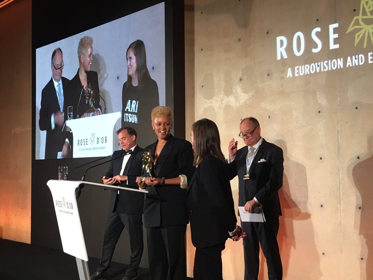 RosedOr's tweet photo. Winner of best Radio Music Show goes to "Amazing Grace"! Well done @gemcairn & @Miss_gracejones #RDO16 @BBC6Music https://t.co/i6vzcY6llx