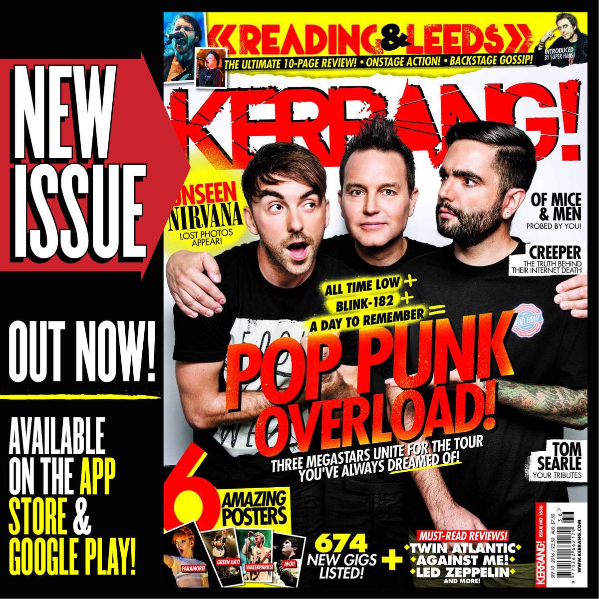 blink182's tweet photo. Don't miss your last chance to grab this month's issue of @KerrangMagazine! https://t.co/6IVtIyCNKh