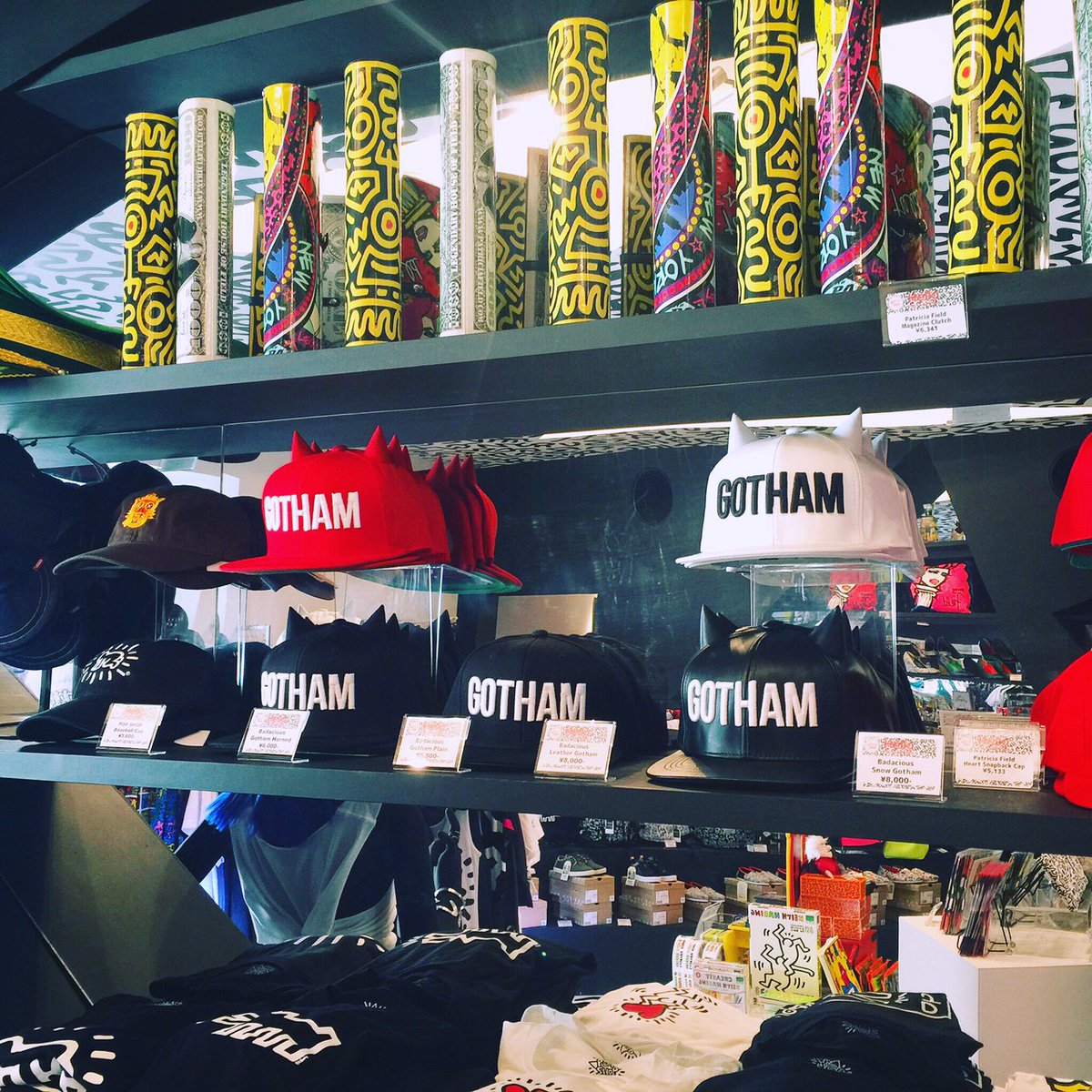 BADACIOUSNYC's tweet photo. Badacious "GOTHAM Snapbacks" Series are now available @nakamura_haring Pop Shop ;) xoxo https://t.co/1V6KeaqDuQ