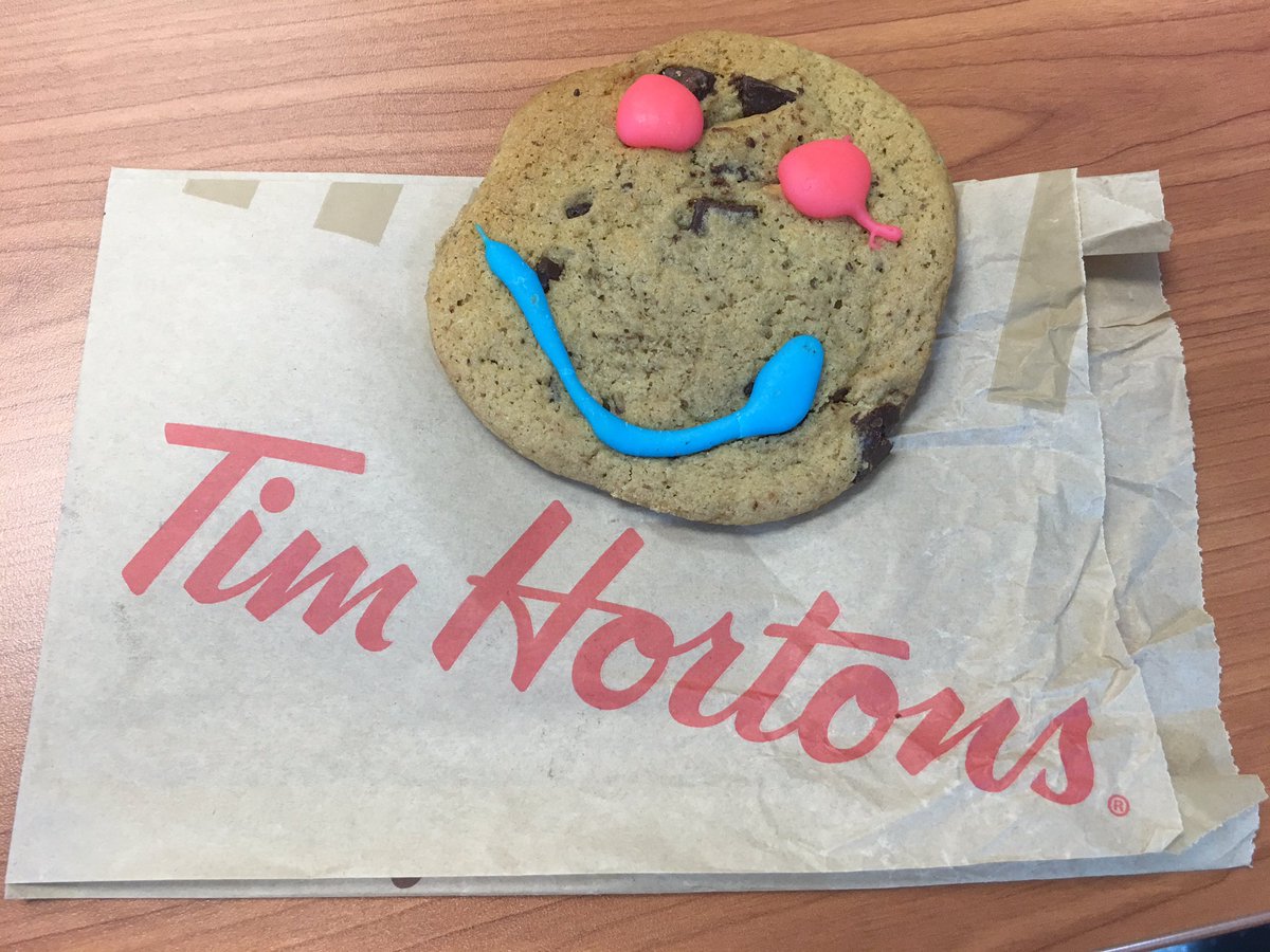 GagnonSheila's tweet photo. @TimHortons #SmileCookie for @StolleryKids 

Have you had yours? https://t.co/kg8391M1SP