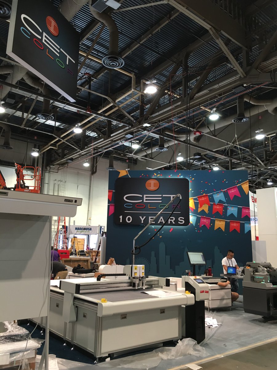 CETColor's tweet photo. Coming together nicely! #sgiaexpo #cetcolor https://t.co/f6E4jMMaCY
