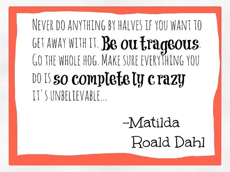 MissDaisyEvans's tweet photo. #RoaldDahlDay #BeOutrageous #CompletelyCrazy #Life ๐ https://t.co/nDbj5EIjA2