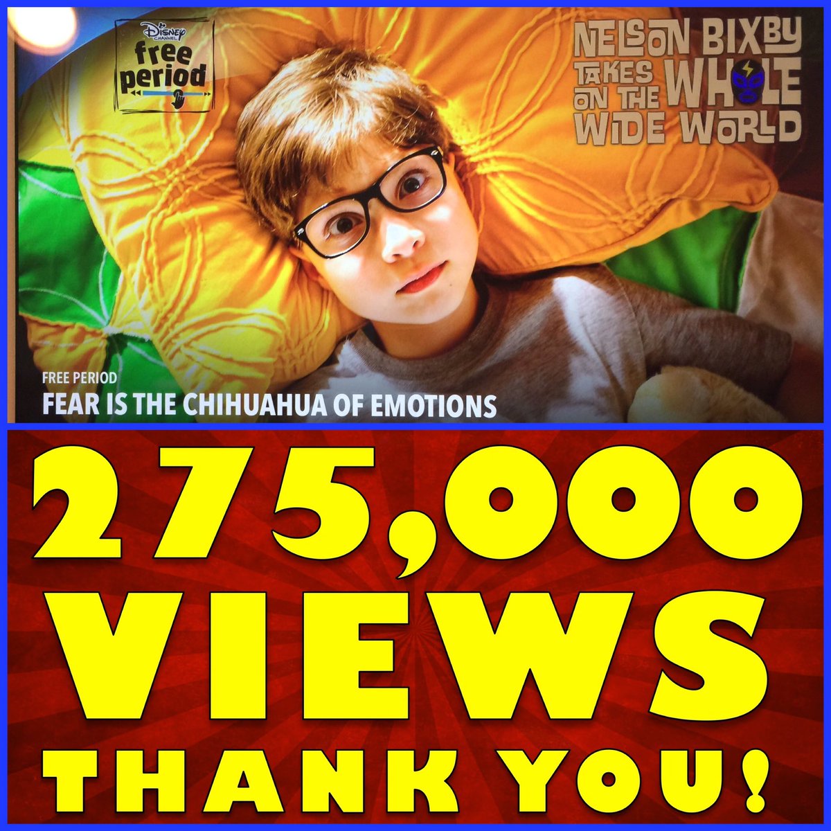 LoriteFrancisco's tweet image. Thank you everyone. Gracias a todos. #NelsonBixby #kidcomedy #micromovie #DisneyChannel #diversity