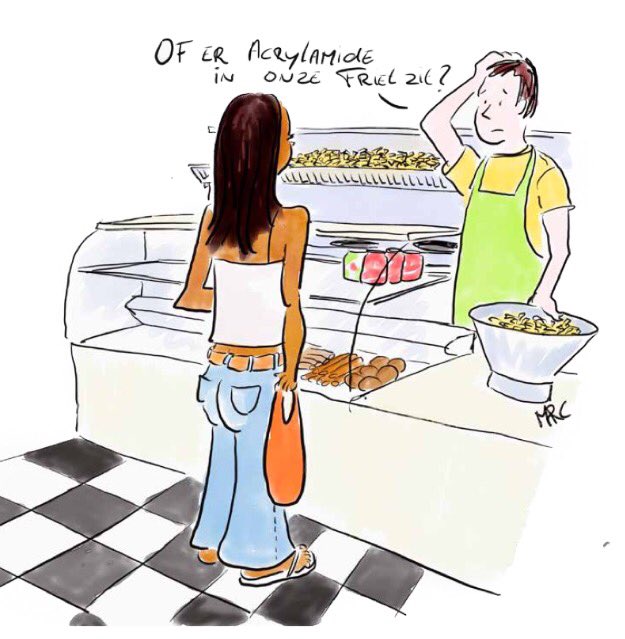 FrituurWereld's tweet image. Of er Acrylamide in onze friet zit? Lees er alles over in het nieuwe vakblad. Gratis abonnement via FrituurWereld.nl