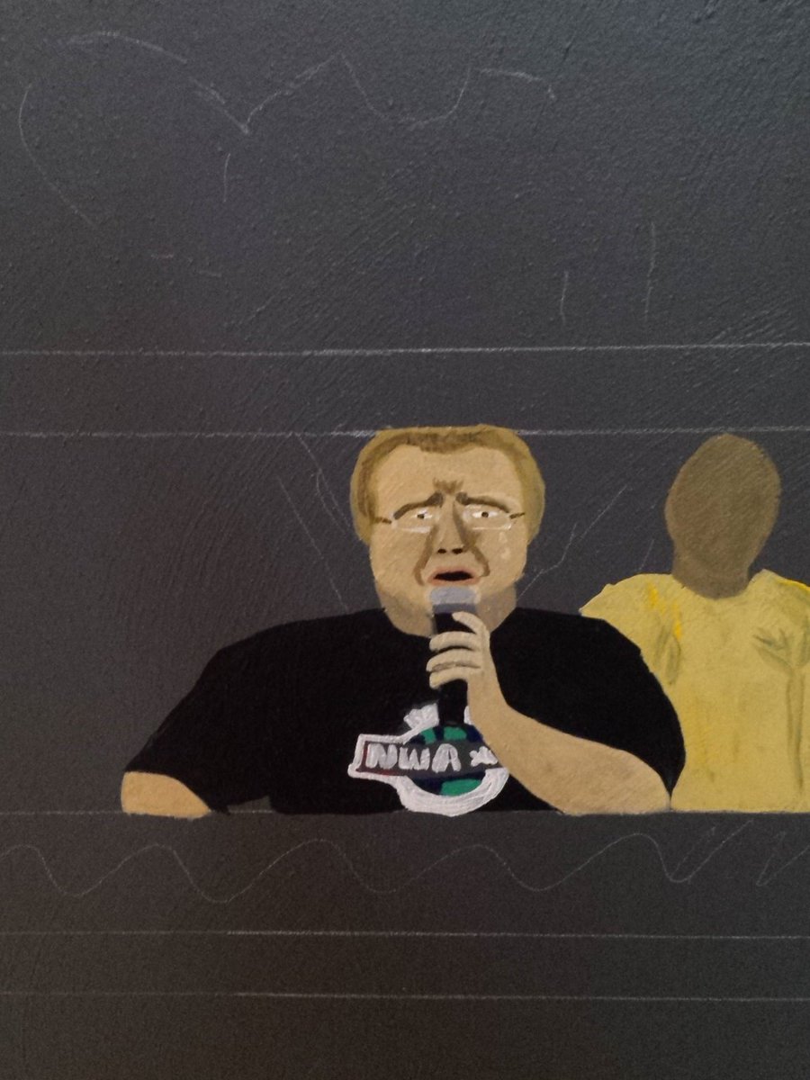 SUBOcreative's tweet photo. #wrestlingisreal #wwesuperfan #WWEmural #WWEFanArt https://t.co/KWmcB1sHDU