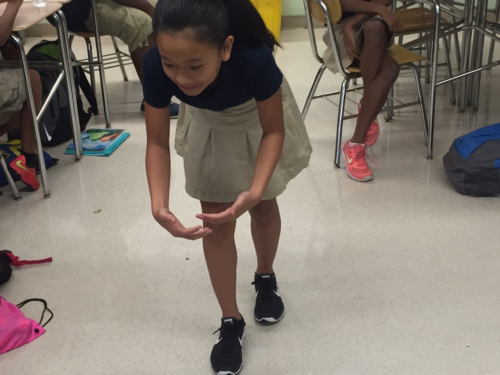 Scottfwill's tweet photo. #rp233 Students performed act-it-outs to better understand the differences between hominid groups https://t.co/P3NjEbMzif