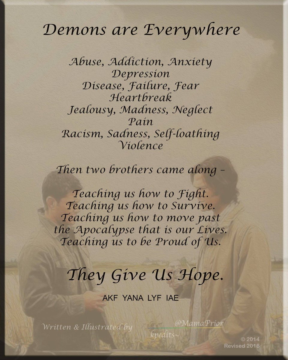 dєαn wínchєѕtєr (Parody) (@descentedofcain) on Twitter photo 