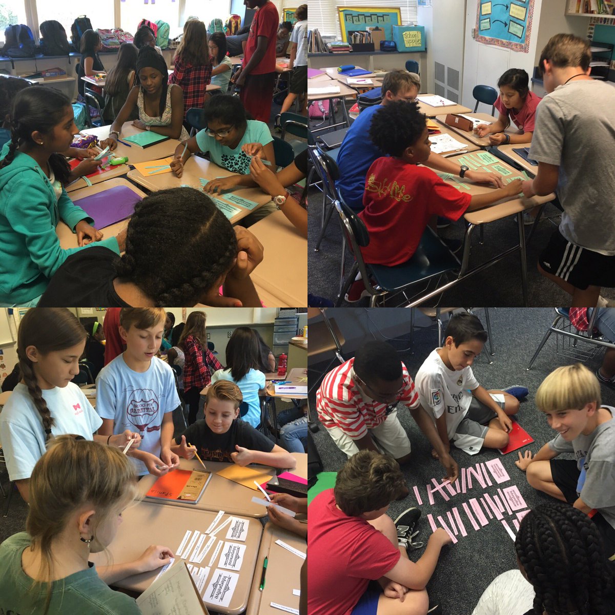 ligonspanish's tweet photo. Collaboration is the kñ#ey to success en la clase de español! #ligonspanish https://t.co/M0qW9EIYYV