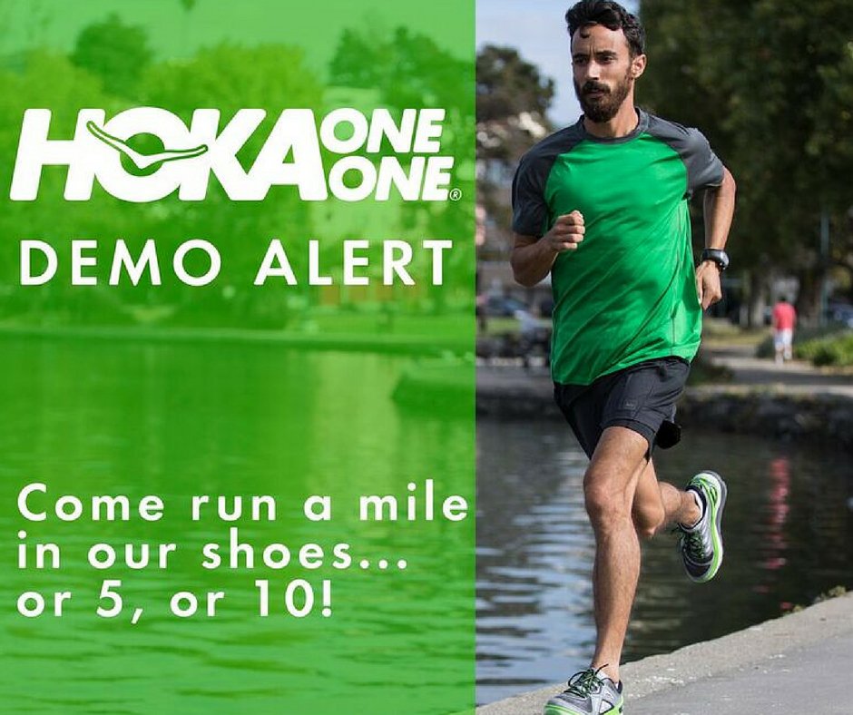 Join us next Tuesday at 6pm for a Hoka Demo Run! Cushion to the MAX! #ffkc #fleetfeetkc