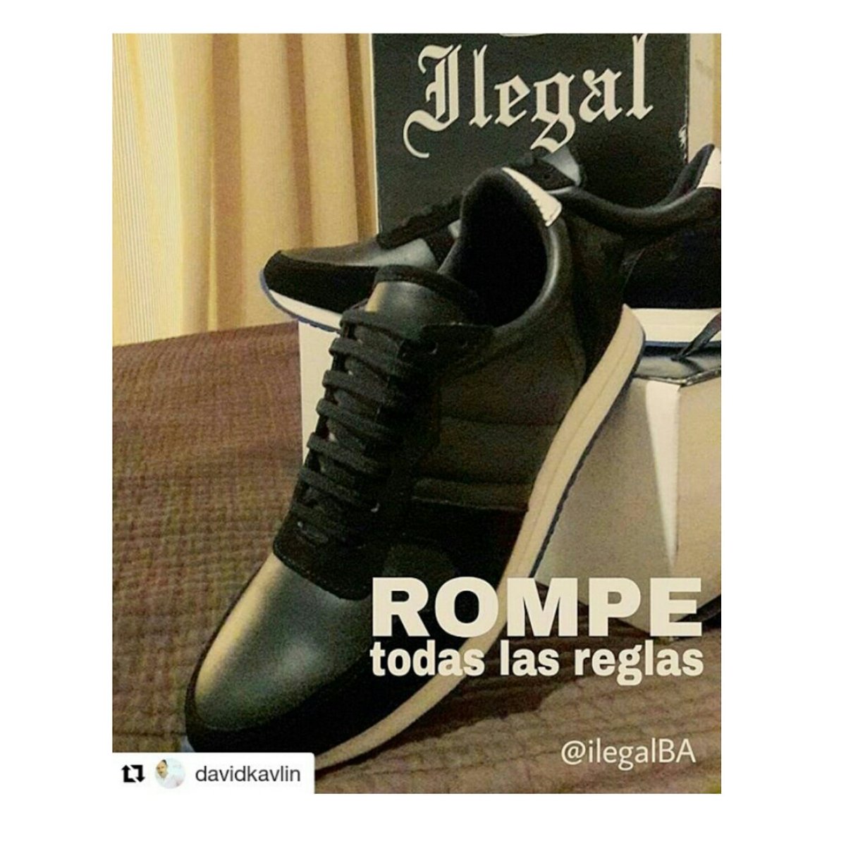 ilegalBA's tweet photo. #Repost @davidkavlin with @repostapp
···
Hoy ROMPO todas las reglas. Mis nuevas @ilegalba son TODO!
Gracias! https://t.co/F4zeB3XKqp