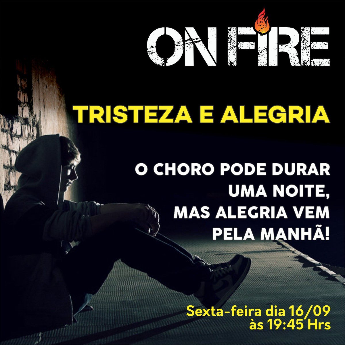 BatistaRiacho's tweet photo. #TristezaeAlegria. Venha ouvir o melhor de Deus para sua vida. #VempraIBR #VempraCristovctambem https://t.co/FDeJN87Qp5