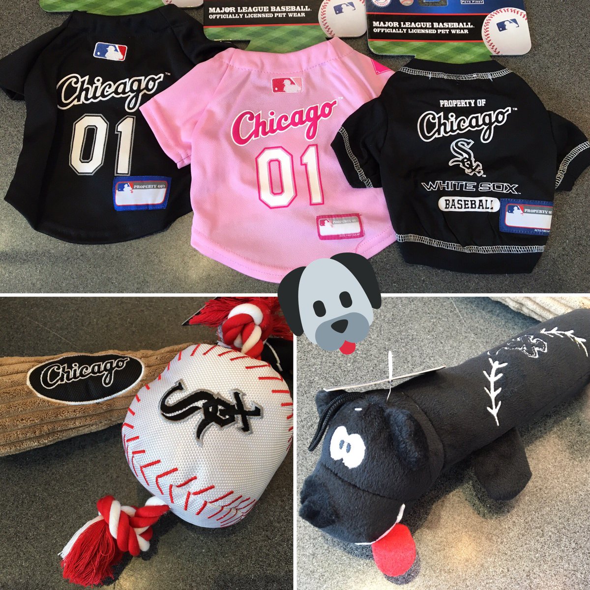 Who let the dogs in! #DogDay2016 with #whitesox! Gear up your #bestfriend in our new dog merch! #DogDaysOfSummer