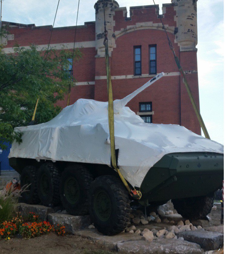 CO_RHFC's tweet photo. One the eve of the official 150th Bday of #RHFC, our #LAV3monument arrives. Thx to all who worked so hard for this. https://t.co/dunBHWK63K