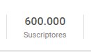 Ampeterby7's tweet photo. YA SOMOS 600.000 EN EL CANAL!! ❤️💯
Como la última vez.. RT SI FORMAS PARTE DE TODO ESTO!! 🐧
GRACIAS HERMANOS! 🤗🤗 https://t.co/Sa1ja01SyI
