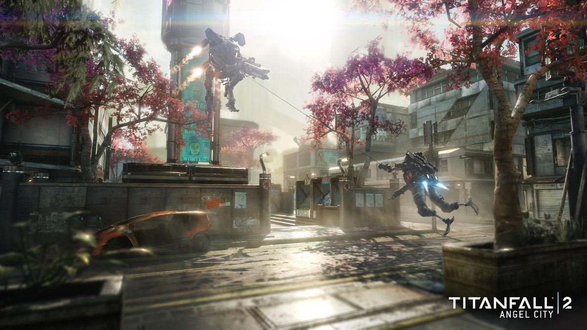 Titanfallgame's tweet photo. Angel City returns to #Titanfall2, get early access to the fan favorite map. 
Details: https://t.co/5scYEEABx6 https://t.co/lpjBFx1zjX