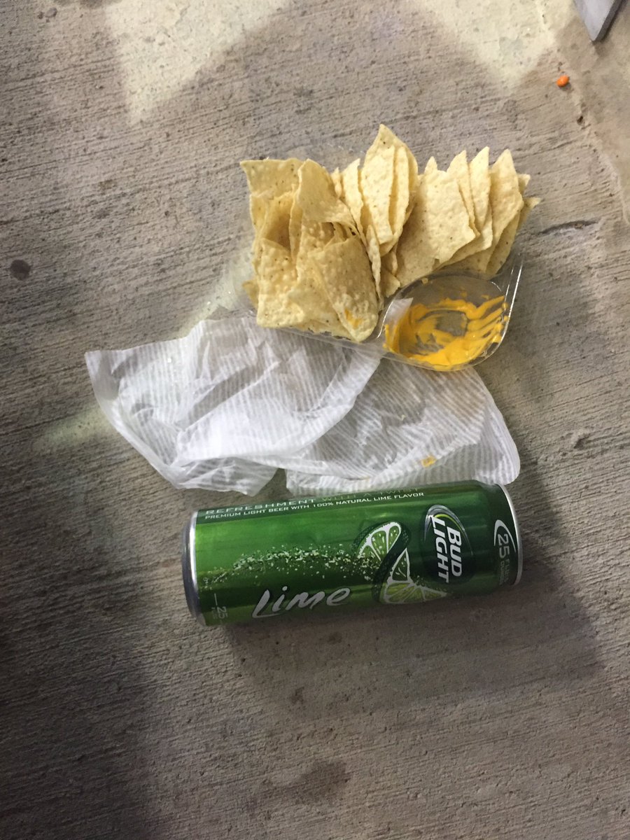 D_Stel's tweet photo. Rain delay thoughts: how did this person eat all the cheese but leave the chips? #SKC #raindelay https://t.co/F3PvOo22Zh