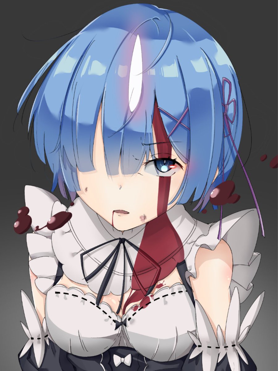 リゼロのレム描いたよ #Reゼロから始める異世界生活 #リゼロ #レム 