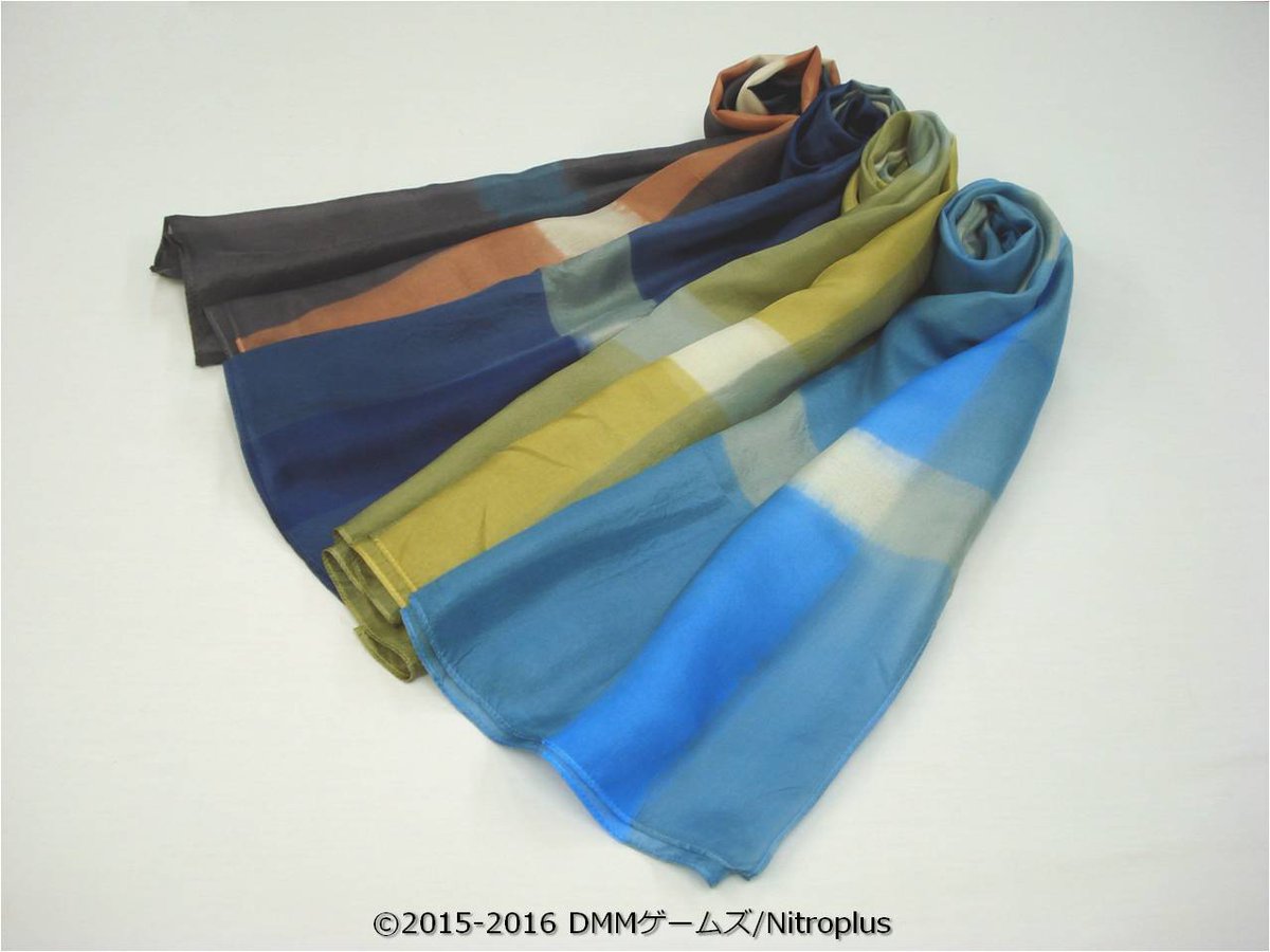 京まふ 京都国際マンガ アニメフェア 刀剣乱舞 Online スカーフの完成写真がこちらです こちらは全て受注販売を行いますのでお求めの方は 京まふショップに足をお運びくださいませ