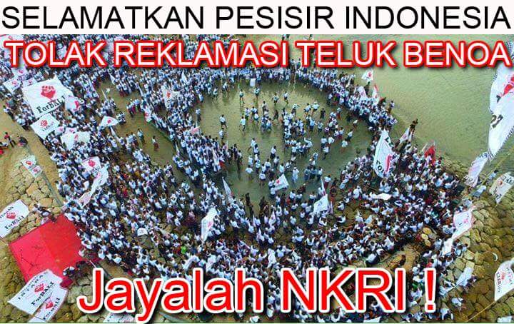 Gini loh. Yg TIDAK menghargai NKRI itu ya para pengurug laut. Bangsa maritim kok bikin pulau palsu.  #JayalahNKRI