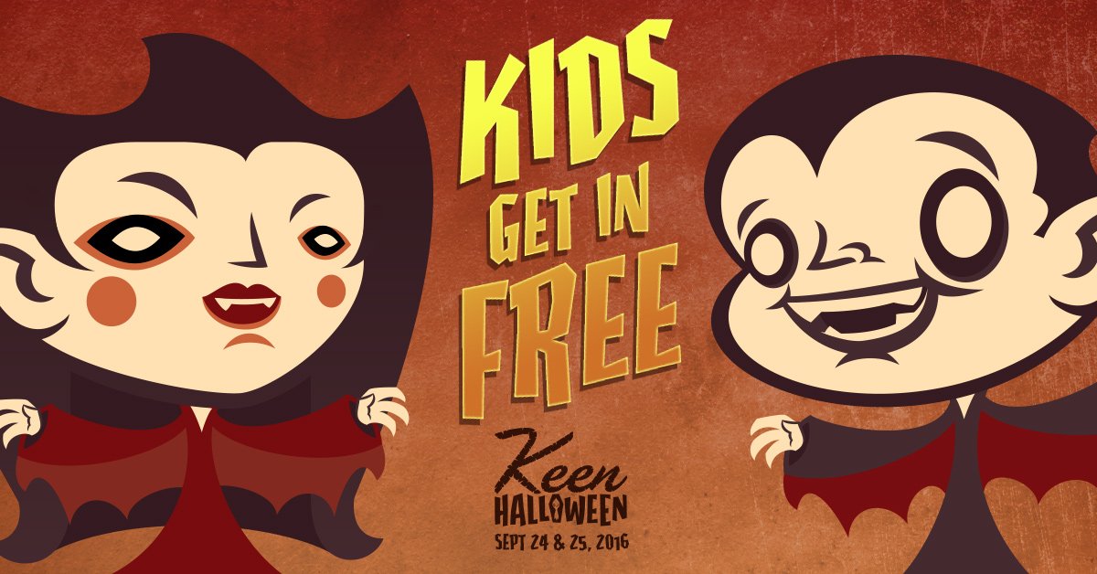 keenhalloween's tweet photo. Calling all little ghouls and boils to #KeenWeen children 12 and younger get in FREE https://t.co/iKwLQBpEnu https://t.co/fEdbXBQKY2