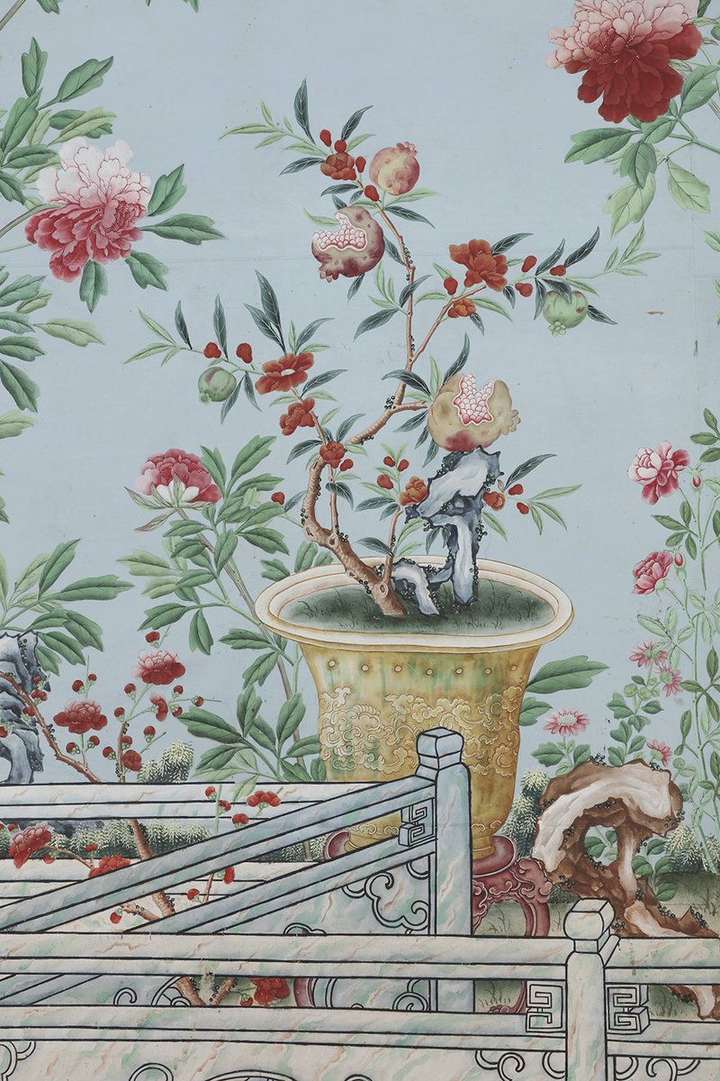 McDermottStudio's tweet photo. Some lovely Chinese papers from Belvoir Castle and The Royal Pavilion Brighton https://t.co/GPPmMbWbcm