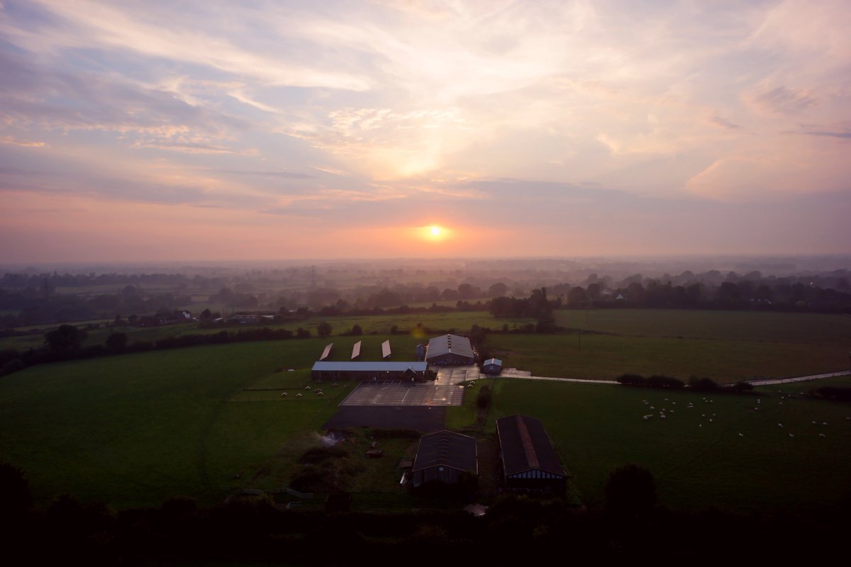 fireFLY_AI's tweet image. Sun setting after the storms.  Thanks again to all that attended the @FORCE_CW @RICSWestMids @CIOBWestMids event.