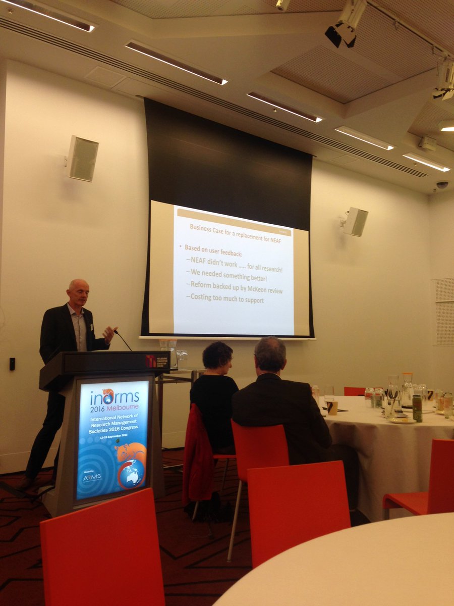 suzi_kovacevic's tweet photo. F1 solutions breakfast with Dr Gordon McGurk&amp; the new HREA #INORMS2016 https://t.co/kUqAfQYuS7