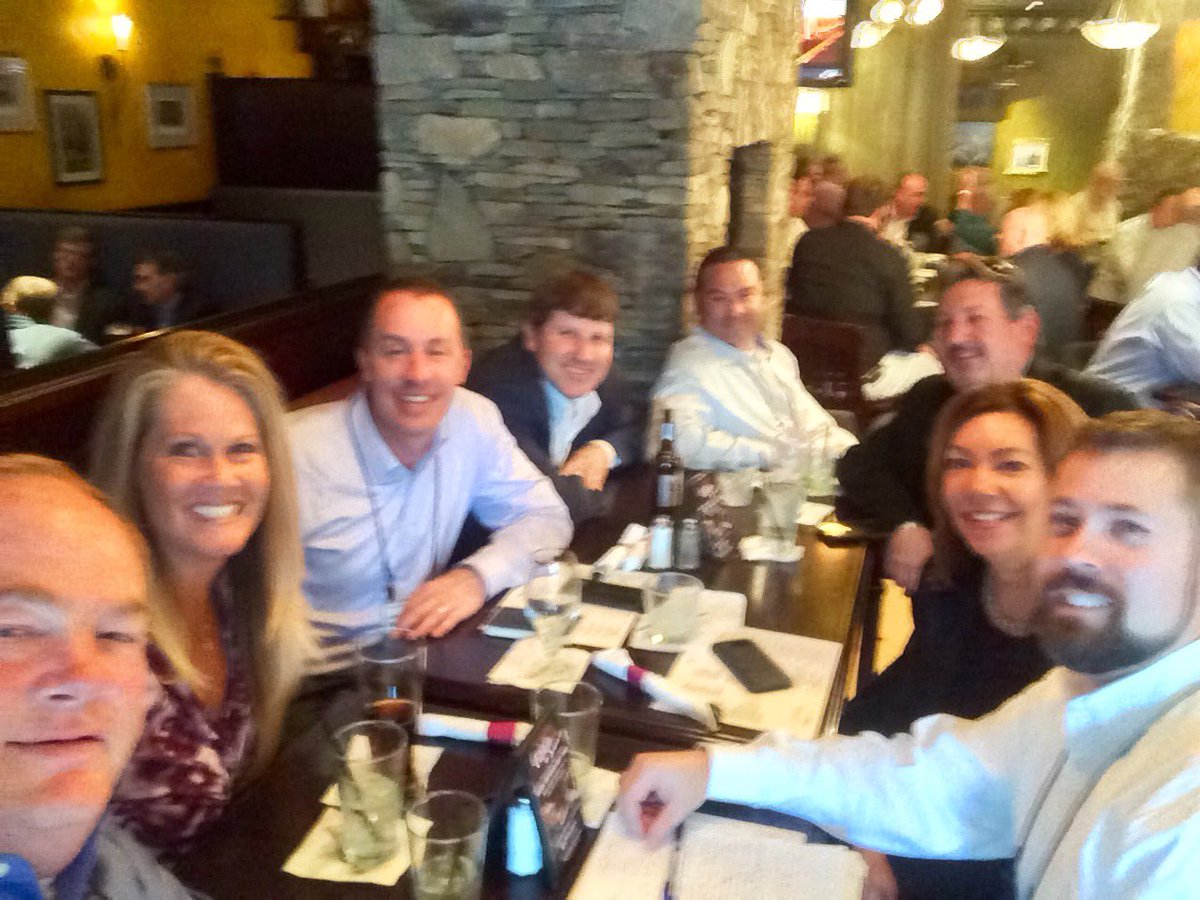 MaryEllenGrom's tweet photo. Best meeting of our day @HPE #HPEGPC. Cheers! @richgsynnex @Matt_Fussell @jbiz2 @brenttiller @SYNNEX https://t.co/ScqB83MbsM