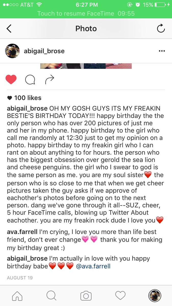 Happy Birthday Best Friend Twitter Abs ;) On Twitter: "The Difference Of When I Post A Happy Birthday For Ava  And When She Posts A Happy Birthday For Me "Bff"@Ava_Rose505  Https://T.co/Qhbfdmxujb" / Twitter