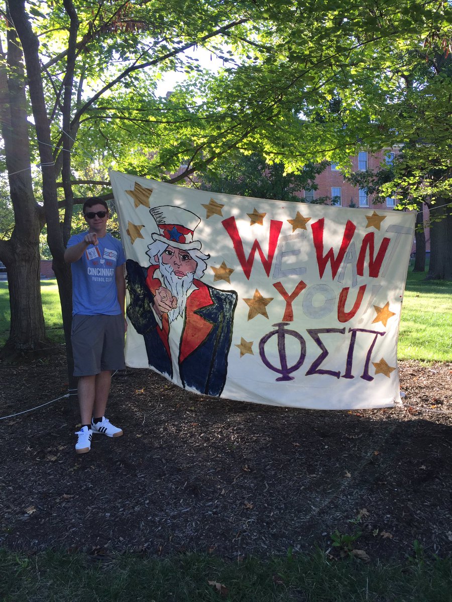 muphisigmapi's tweet photo. Rush week is still happening! Join @miamiuniversity 's chapter of ΦΣΠ! https://t.co/ni6eLho40f