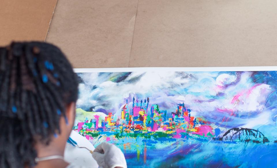 PUMP_PSL's tweet photo. THE Artist is joining us on 9/30 &amp; will be raffling a live painting. You may recognize some of these... @baron_batch https://t.co/KJR3ENVx51