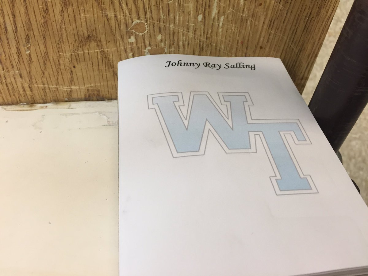adelung's tweet photo. One of my amazing students made notepads for our guests tomorrow. @westerntechHS @Salling4Senate @CTE_BaltCoPS https://t.co/eCF97a3BYY