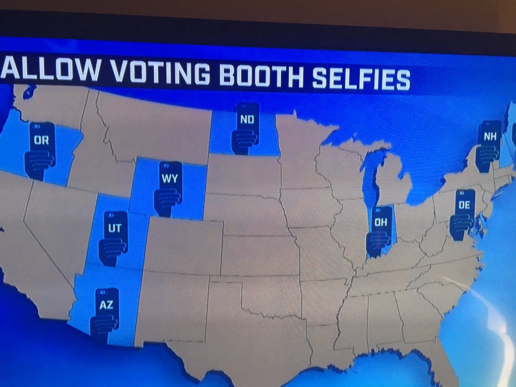 LewisInthe's tweet photo. @NBCNightlyNews that's not Ohio... #news #NotOhio #TrustedSource #votingBoothSelfie https://t.co/NneCucEn3S