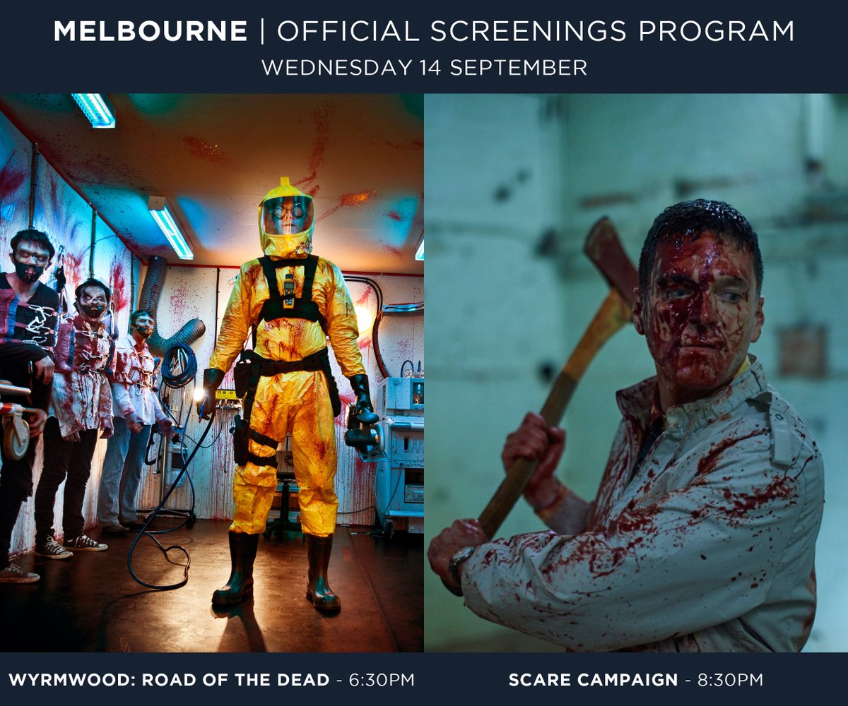 AACTA's tweet photo. #AACTAs #OfficialScreeningsProgram | Tonight in #Melbourne catch @wyrmwoodmovie & @ScareCampaign at @cinemanova https://t.co/eQmgzCZfhc