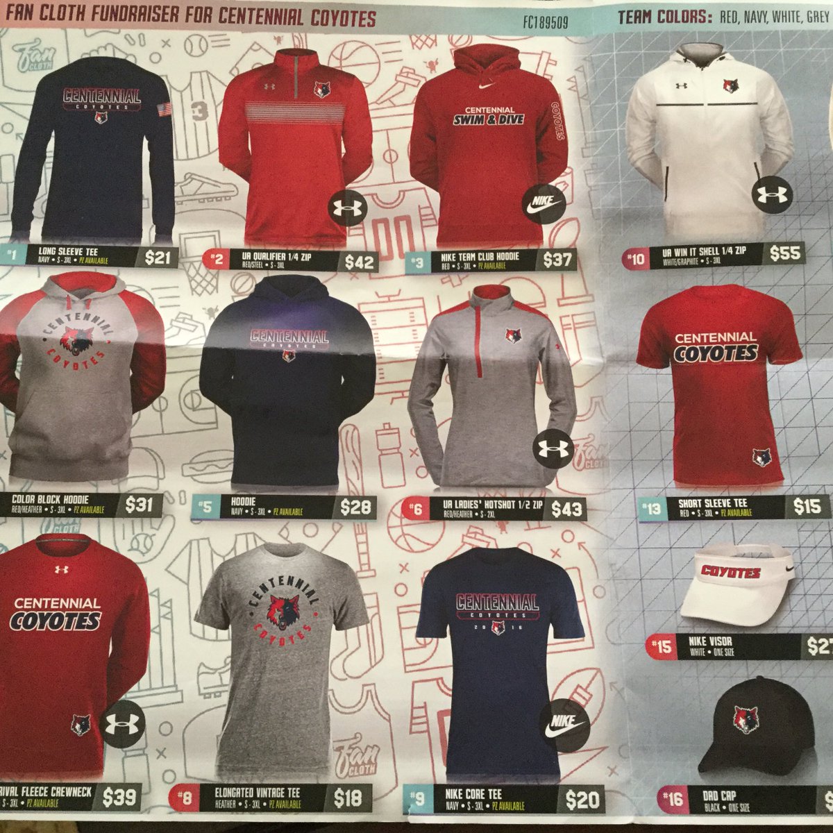 CehsSwim's tweet image. FanCloth fundraiser starts today! Find a swimmer/diver and nab yourself some awesome new Coyote gear! #coyotepride
