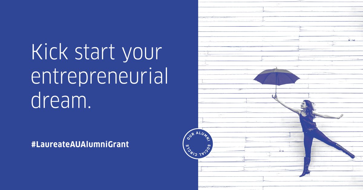 Apply for our 2016 #LaureateAUAlumniGrant. Up to $10,000 available*. LEARN MORE: ow.ly/okJz303Tzsf
