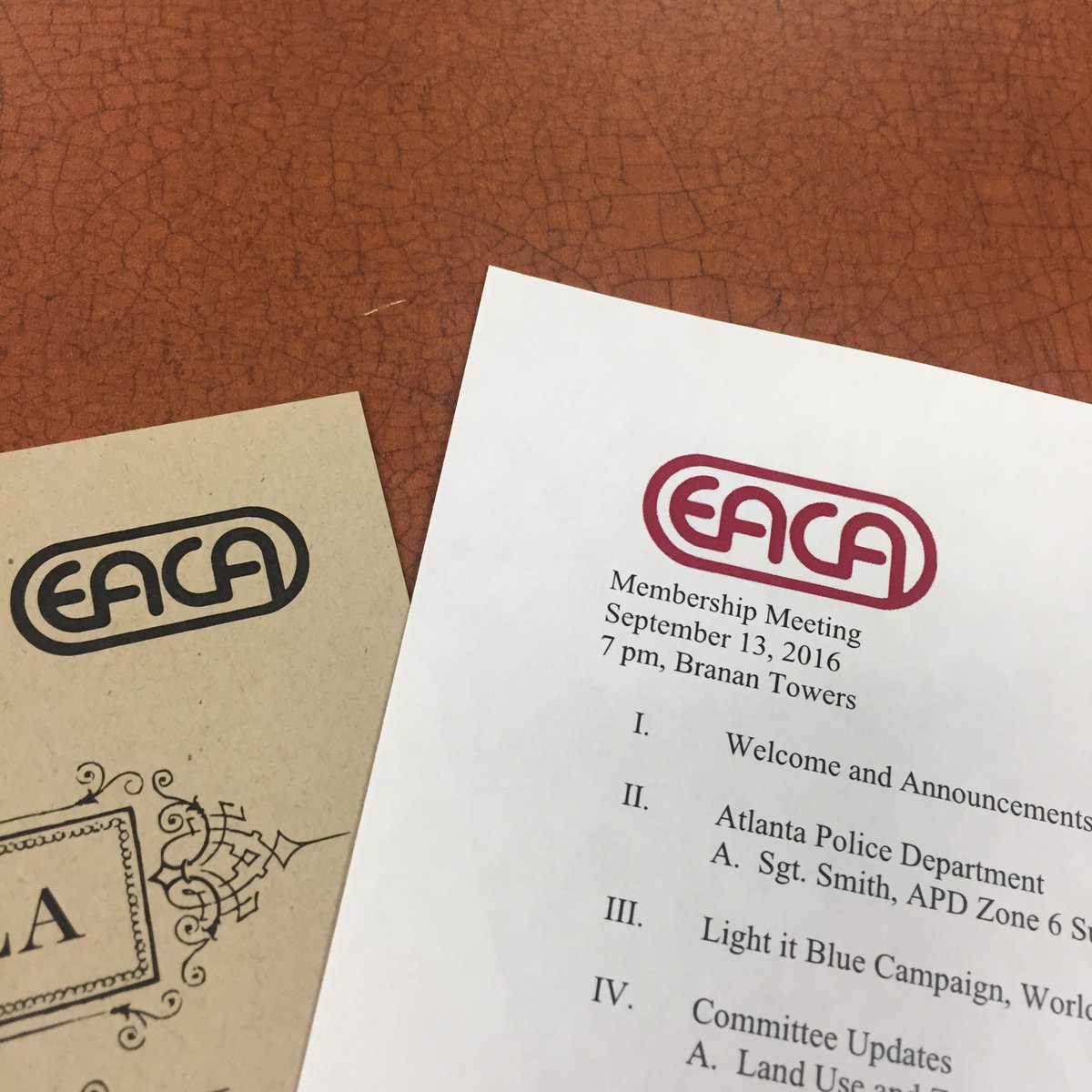 dwhiteatlanta's tweet photo. Taking it to the streets... Updating our friends at East Atlanta Community Assoc. re: BPA events. @DrEmilyAMassey https://t.co/m88cVK304e