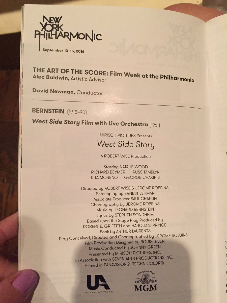 bwaybuzz's tweet photo. #tonightsbill #westsidestory @nyphil https://t.co/LyQ64bNTy5