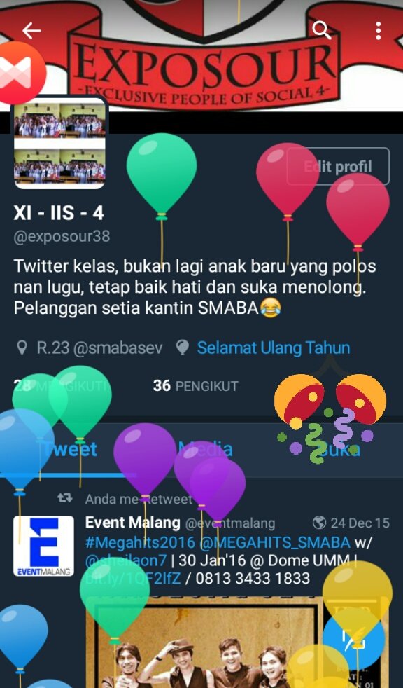 exposour38's tweet photo. Selamat pagi, balon-balonnya pada terbang loh~👻 https://t.co/1XPrqdzNX1