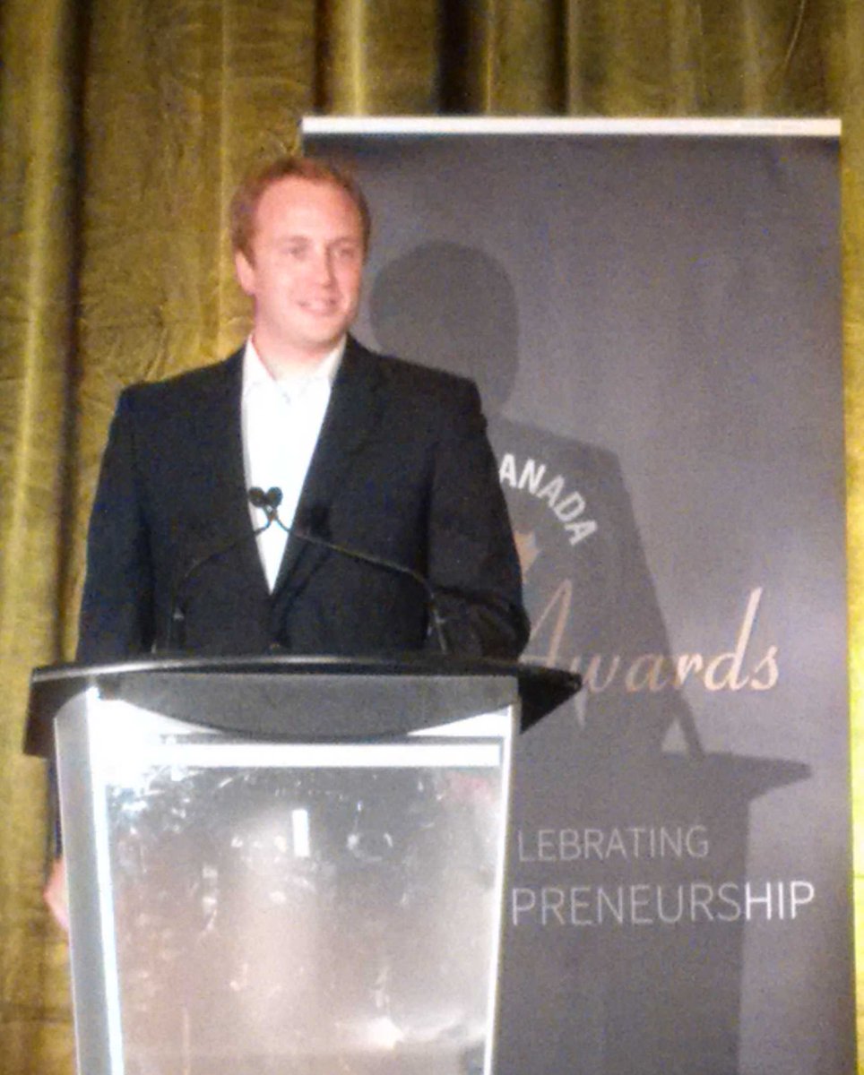 JoelHRichardson's tweet photo. Applause for @P_Goggin Resson #StartupCanAwards winner of global entrepreneurship!!! #Fredericton #NB #Canada #tech https://t.co/7xZnMKu2yy