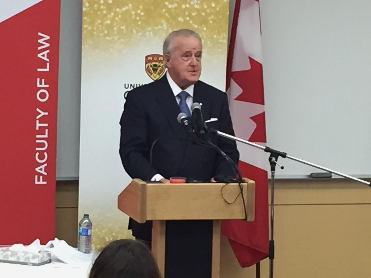 CBCmonty's tweet photo. Brian Mulroney calls on PM Trudeau to spend some political capital by intervening  in the pipeline stalemate https://t.co/fOBhbL6tcw