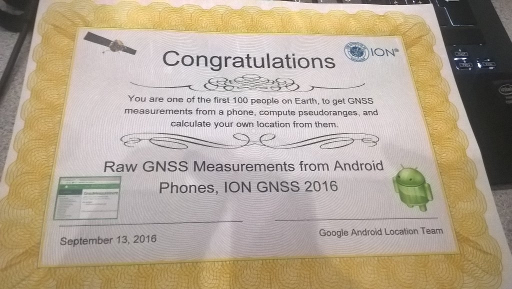 alfredofav's tweet photo. Amazing experience attending the @google #android #GNSS hands-on tutorial at #ION2016 @ionavigation @IsmbOnweb https://t.co/s3SXKwjsNy