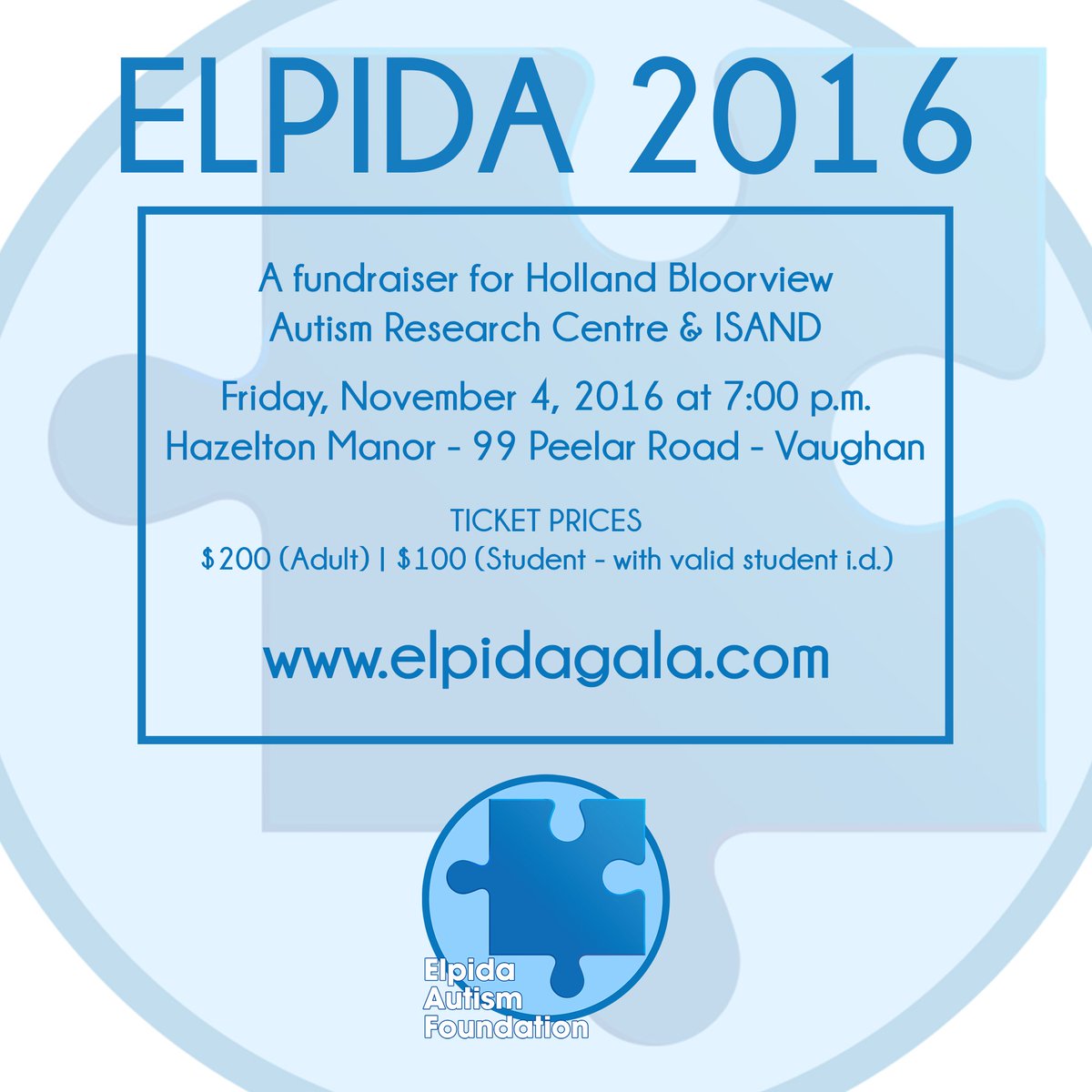 ElpidaAutism's tweet photo. Get ready for another amazing evening! #Elpida2016 #Autism https://t.co/iO2WRCRGu8