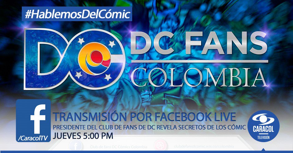 CaracolTV's tweet photo. ¡Ya lo sabes! Nos vemos este jueves en #HablemosDelCómic
https://t.co/I3ZjqczEfV https://t.co/6dwBLWhDcd