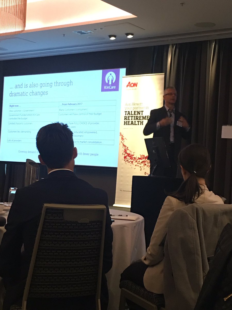 reeenieee's tweet photo. @jason_howie taking us through how KinCare puts the customer first in the face of significant change #AonThinkTank16 https://t.co/J5wejKv6wv