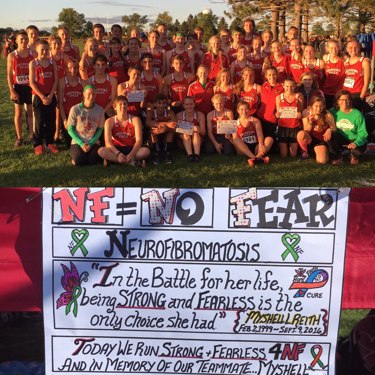 swansokr's tweet image. A team that runs together, stays together. We love you, Myshell! 💚